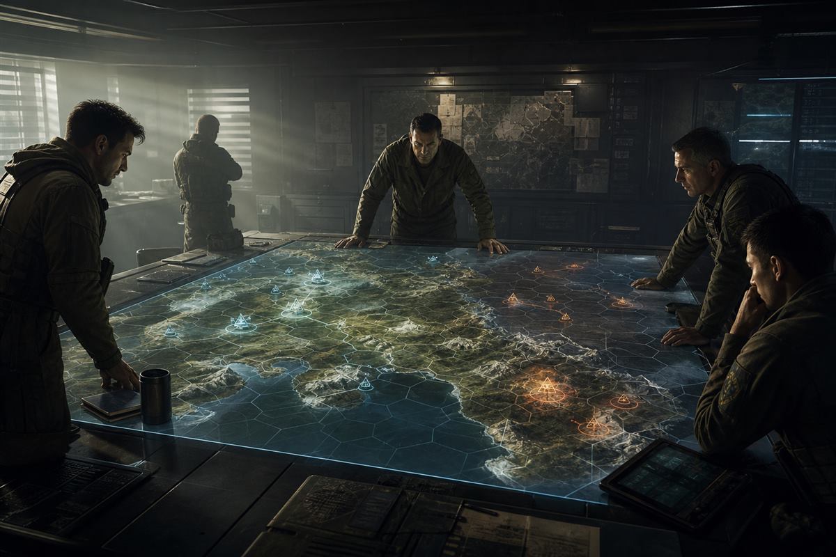 Conflict Command — strategisch hex-oorlogsspel